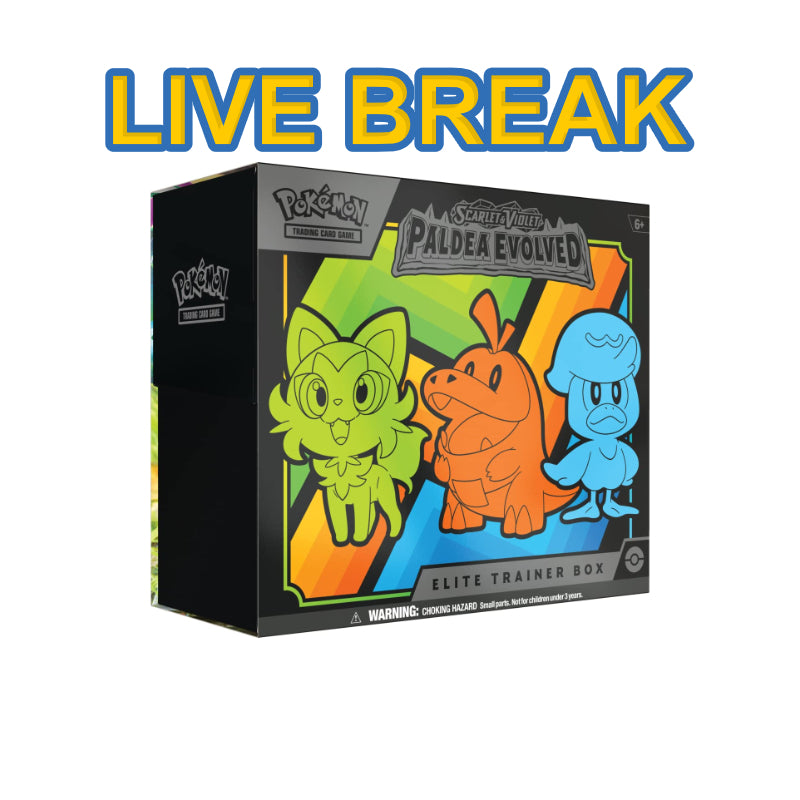 LIVE BREAK - Paldea Evolved Elite Trainer Box